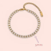 Ameera - Oval Tennis Bracelet